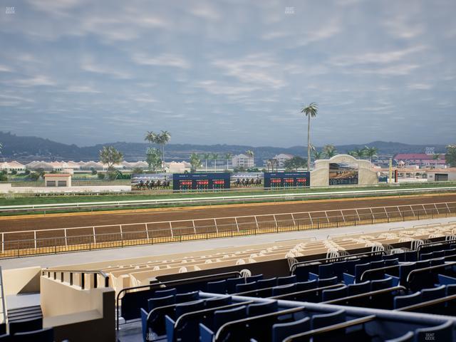 Del Mar Thoroughbred Club - Section Stretch Run Box 44 D Lvl 2 Seat View