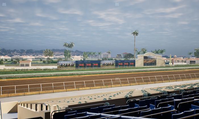Del Mar Thoroughbred Club - Section Stretch Run Box 44 D Lvl 2 Seat View