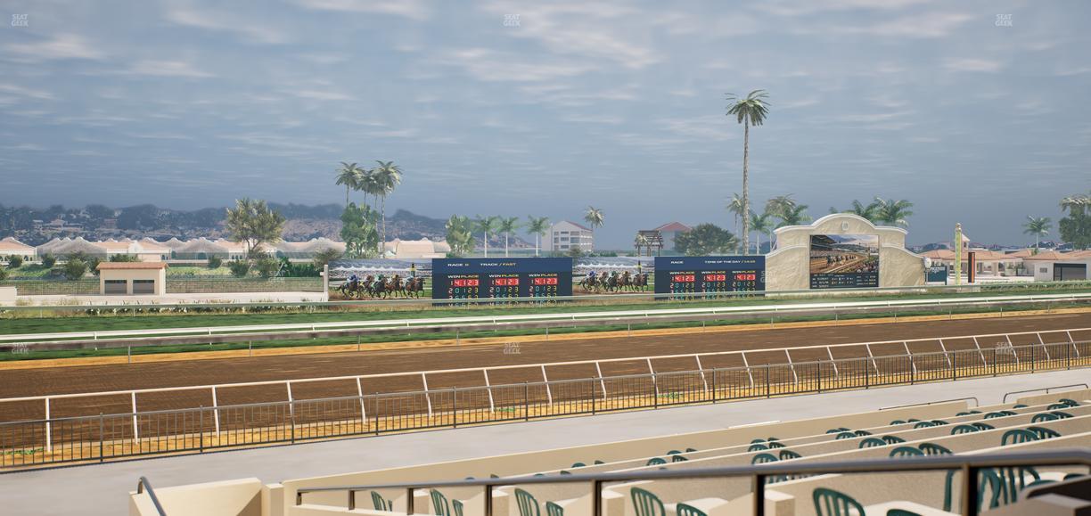 Del Mar Thoroughbred Club - Section Stretch Run Box 45 A Lvl 2 Seat View
