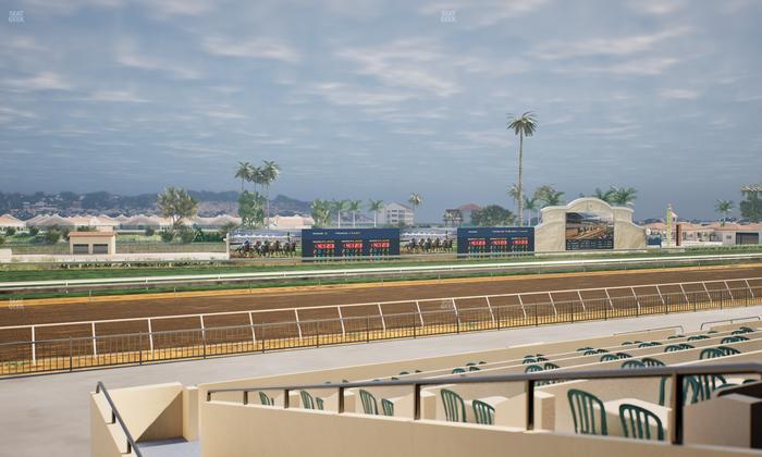 Del Mar Thoroughbred Club - Section Stretch Run Box 45 A Lvl 2 Seat View