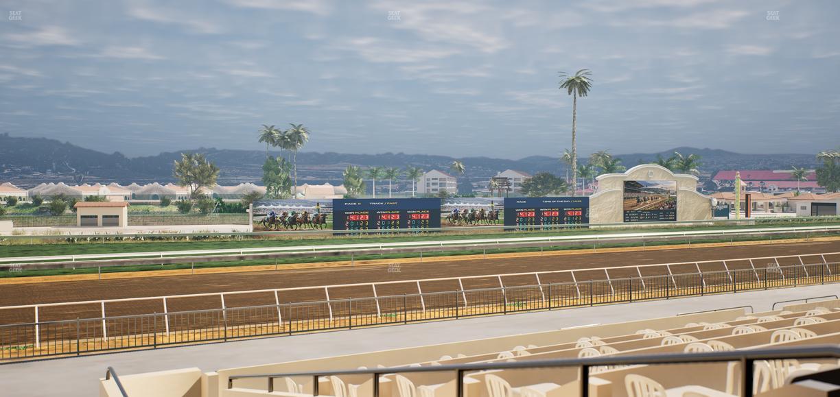 Del Mar Thoroughbred Club - Section Stretch Run Box 45 A Lvl 2 Seat View