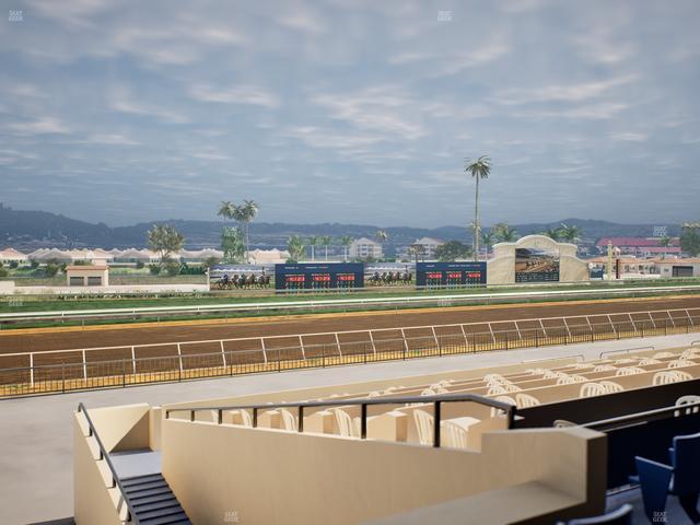 Del Mar Thoroughbred Club - Section Stretch Run Box 45 B Lvl 2 Seat View
