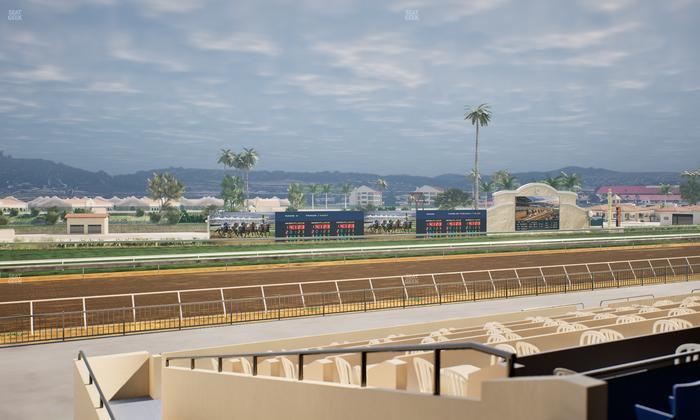 Del Mar Thoroughbred Club - Section Stretch Run Box 45 B Lvl 2 Seat View