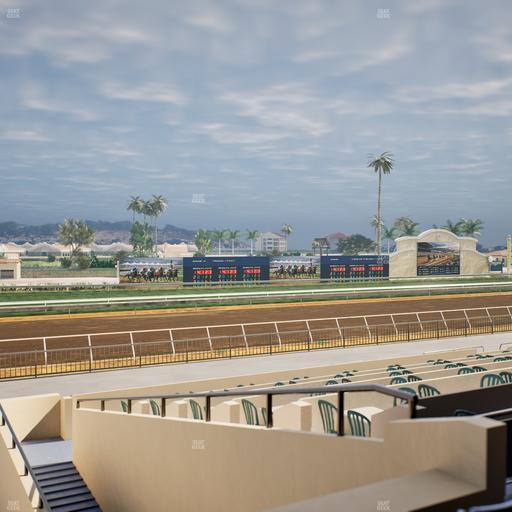 Del Mar Thoroughbred Club - Section Stretch Run Box 45 B Lvl 2 Seat View