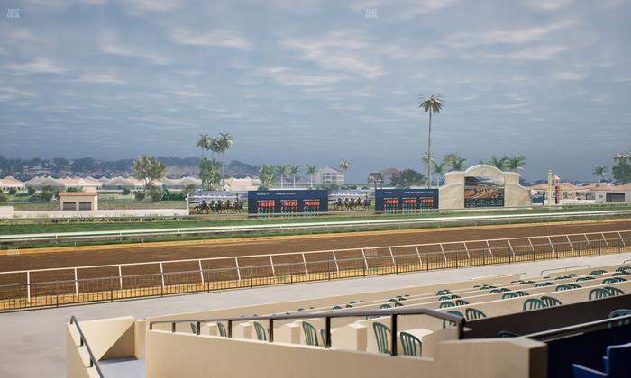 Del Mar Thoroughbred Club - Section Stretch Run Box 45 B Lvl 2 Seat View