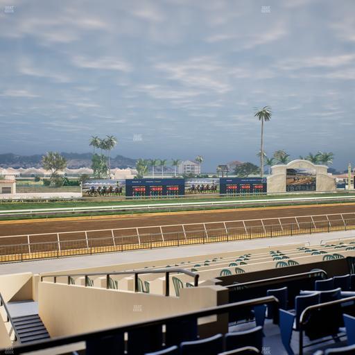 Del Mar Thoroughbred Club - Section Stretch Run Box 45 C Lvl 2 Seat View