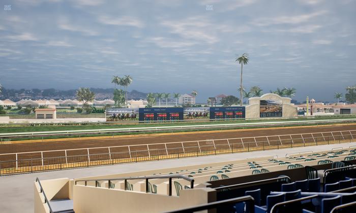 Del Mar Thoroughbred Club - Section Stretch Run Box 45 C Lvl 2 Seat View