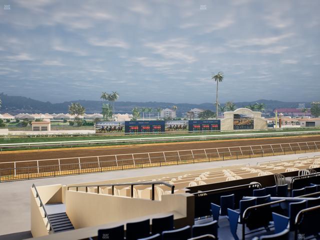 Del Mar Thoroughbred Club - Section Stretch Run Box 45 C Lvl 2 Seat View