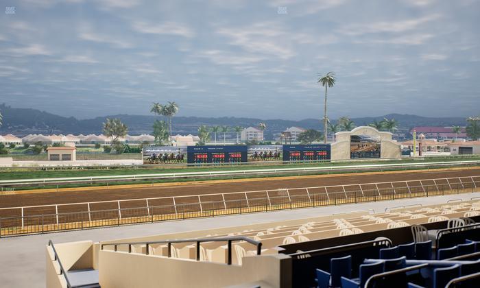 Del Mar Thoroughbred Club - Section Stretch Run Box 45 C Lvl 2 Seat View