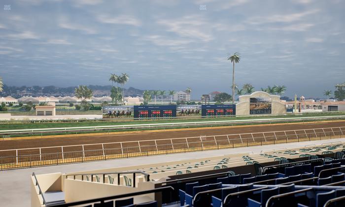 Del Mar Thoroughbred Club - Section Stretch Run Box 45 D Lvl 2 Seat View