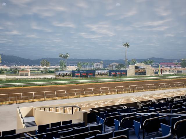 Del Mar Thoroughbred Club - Section Stretch Run Box 45 D Lvl 2 Seat View