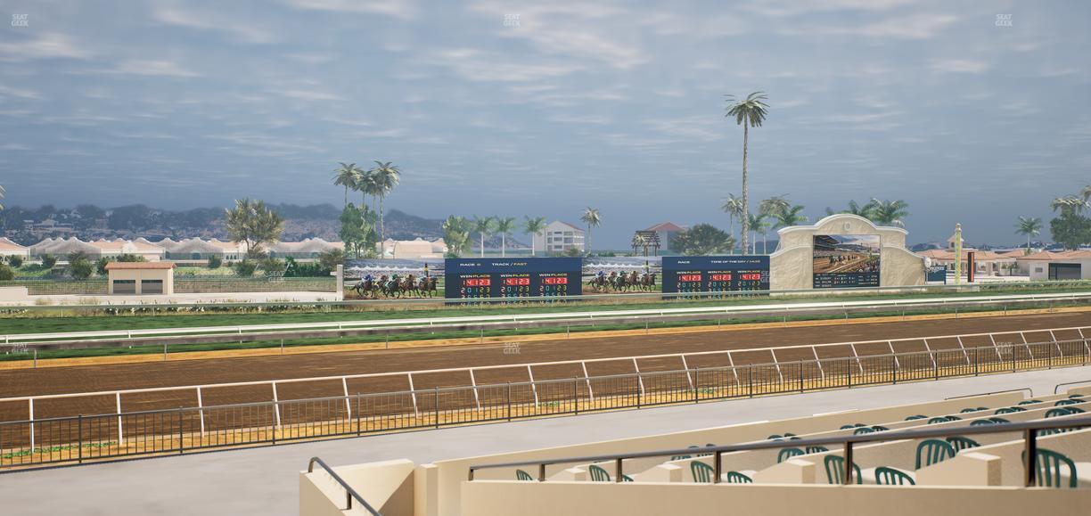 Del Mar Thoroughbred Club - Section Stretch Run Box 46 A Lvl 2 Seat View