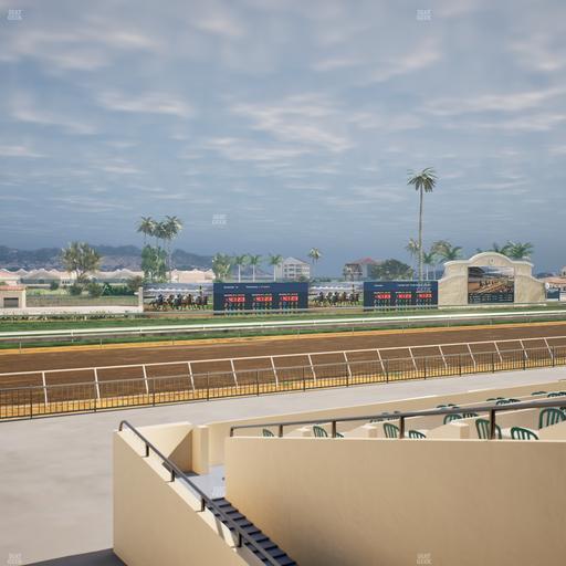 Del Mar Thoroughbred Club - Section Stretch Run Box 46 A Lvl 2 Seat View
