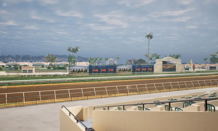 Del Mar Thoroughbred Club - Section Stretch Run Box 46 A Lvl 2 Seat View