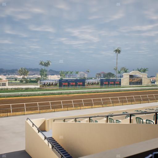 Del Mar Thoroughbred Club - Section Stretch Run Box 46 B Lvl 2 Seat View