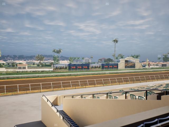 Del Mar Thoroughbred Club - Section Stretch Run Box 46 B Lvl 2 Seat View