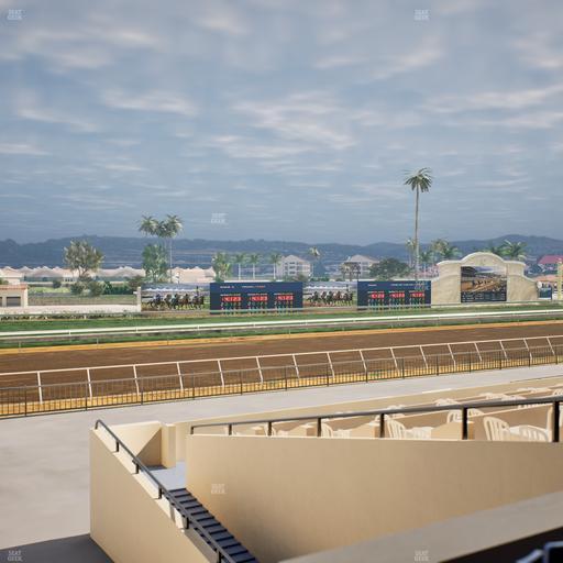 Del Mar Thoroughbred Club - Section Stretch Run Box 46 B Lvl 2 Seat View