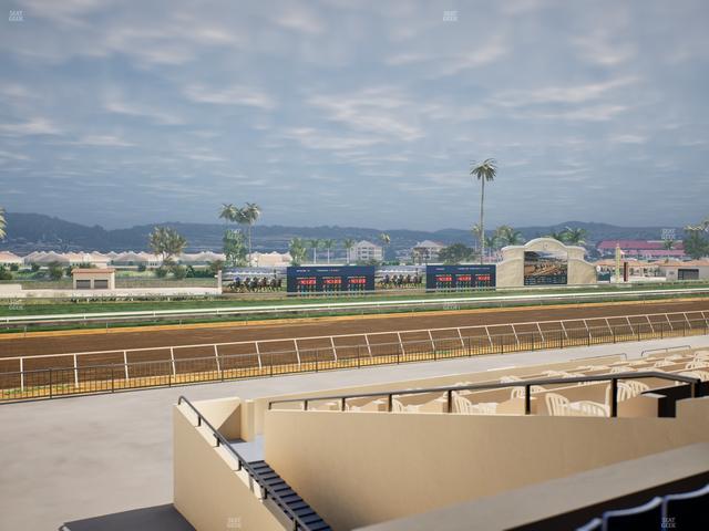 Del Mar Thoroughbred Club - Section Stretch Run Box 46 B Lvl 2 Seat View