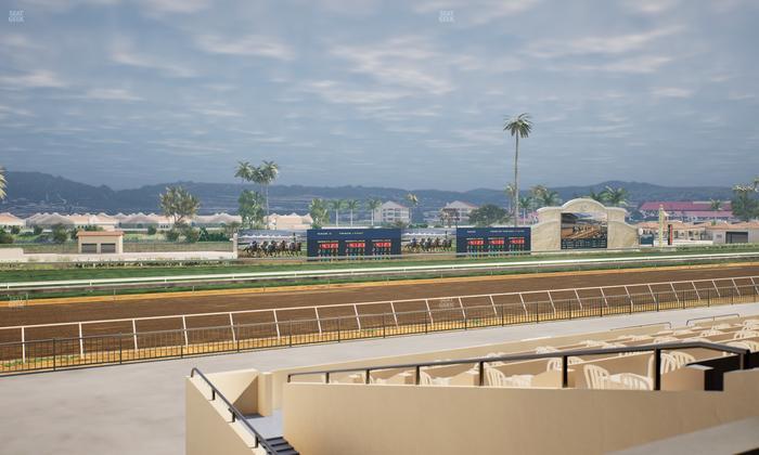 Del Mar Thoroughbred Club - Section Stretch Run Box 46 B Lvl 2 Seat View