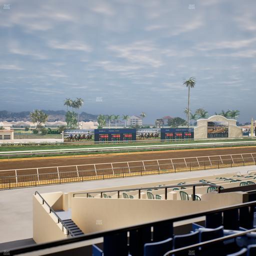 Del Mar Thoroughbred Club - Section Stretch Run Box 46 C Lvl 2 Seat View