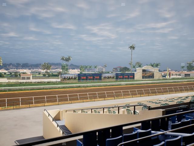 Del Mar Thoroughbred Club - Section Stretch Run Box 46 C Lvl 2 Seat View