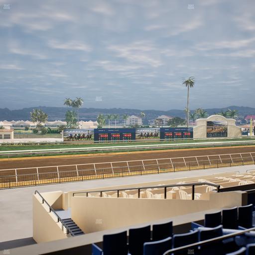 Del Mar Thoroughbred Club - Section Stretch Run Box 46 C Lvl 2 Seat View