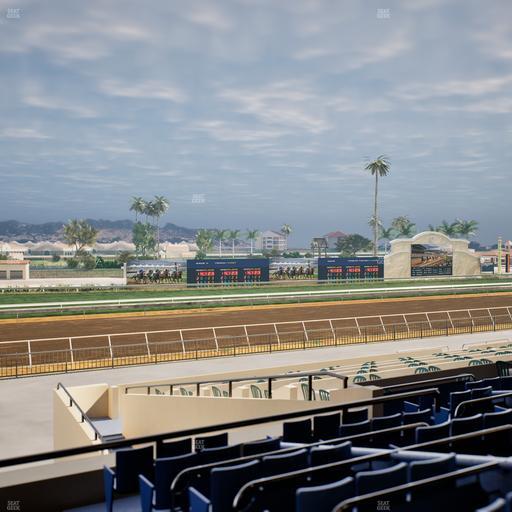 Del Mar Thoroughbred Club - Section Stretch Run Box 46 D Lvl 2 Seat View
