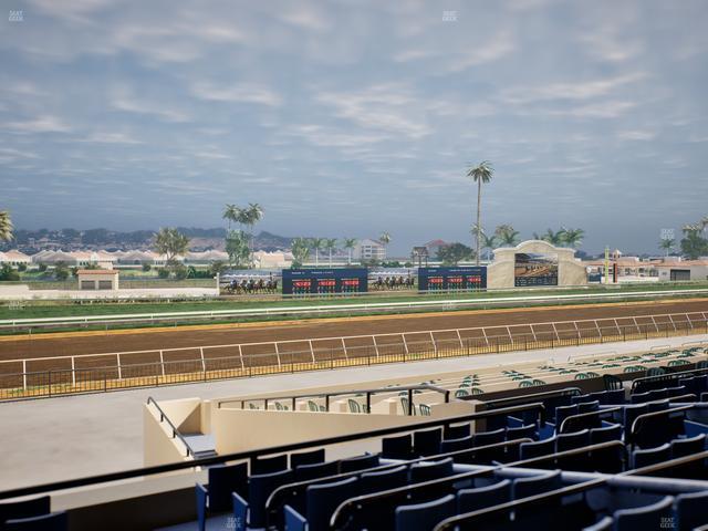 Del Mar Thoroughbred Club - Section Stretch Run Box 46 D Lvl 2 Seat View
