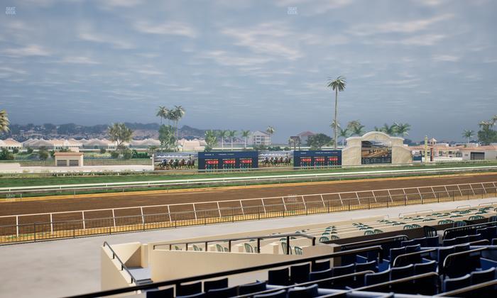 Del Mar Thoroughbred Club - Section Stretch Run Box 46 D Lvl 2 Seat View