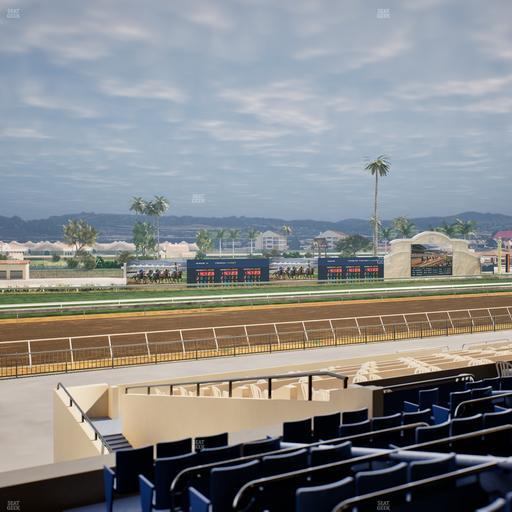 Del Mar Thoroughbred Club - Section Stretch Run Box 46 D Lvl 2 Seat View