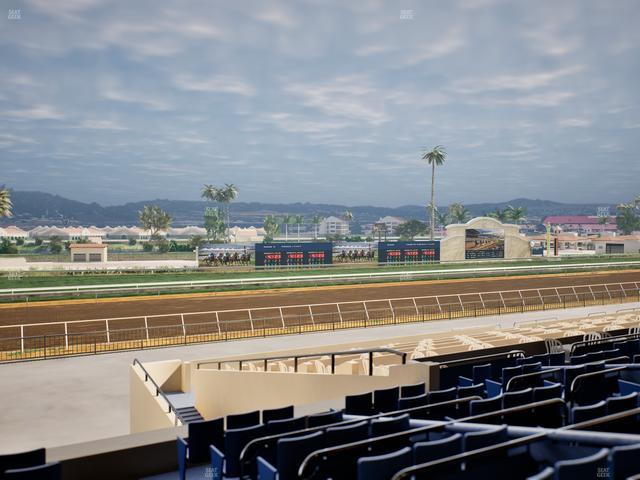 Del Mar Thoroughbred Club - Section Stretch Run Box 46 D Lvl 2 Seat View