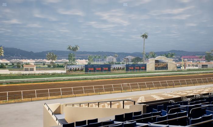 Del Mar Thoroughbred Club - Section Stretch Run Box 46 D Lvl 2 Seat View