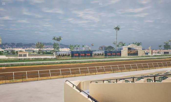 Del Mar Thoroughbred Club - Section Stretch Run Box 47 A Lvl 2 Seat View