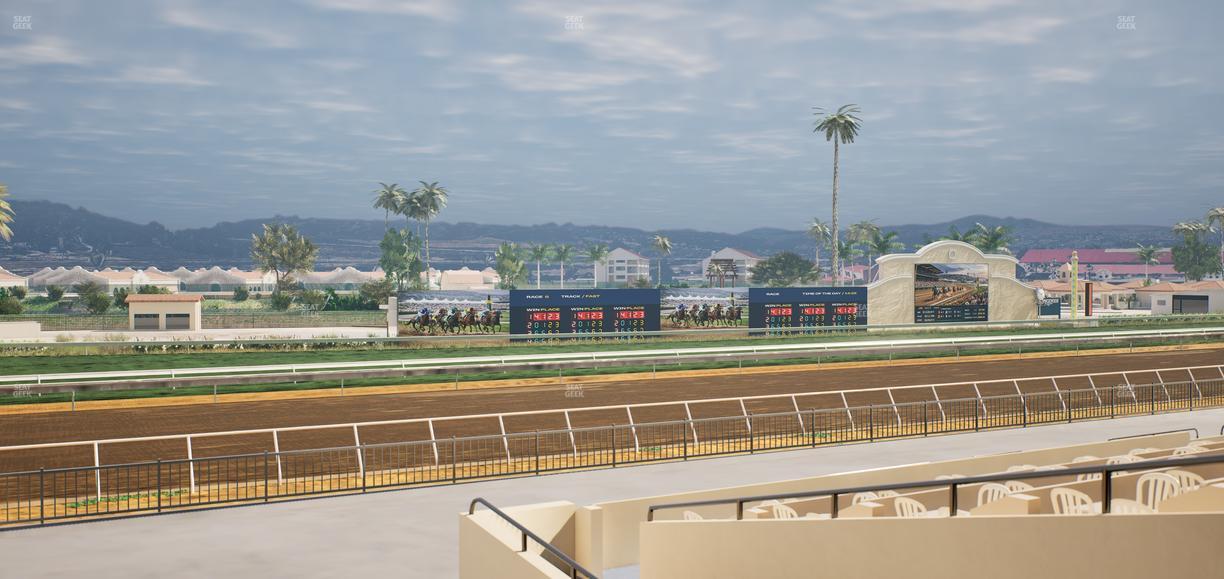 Del Mar Thoroughbred Club - Section Stretch Run Box 47 A Lvl 2 Seat View