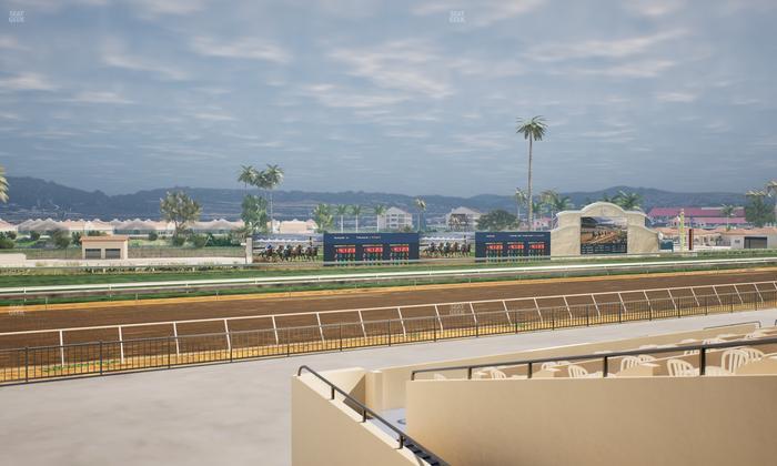 Del Mar Thoroughbred Club - Section Stretch Run Box 47 A Lvl 2 Seat View