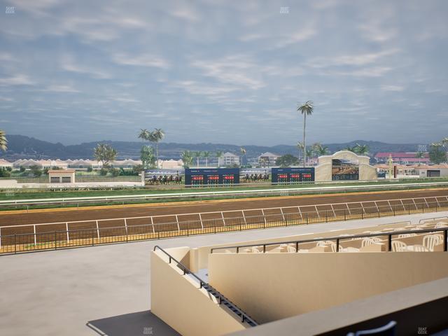 Del Mar Thoroughbred Club - Section Stretch Run Box 47 B Lvl 2 Seat View