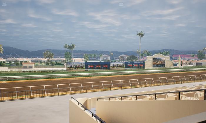 Del Mar Thoroughbred Club - Section Stretch Run Box 47 B Lvl 2 Seat View