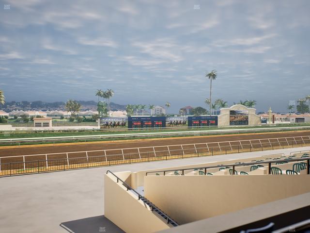 Del Mar Thoroughbred Club - Section Stretch Run Box 47 B Lvl 2 Seat View