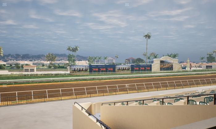 Del Mar Thoroughbred Club - Section Stretch Run Box 47 B Lvl 2 Seat View
