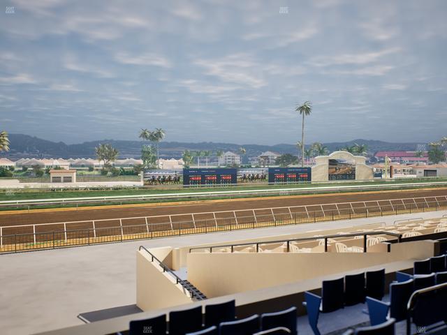 Del Mar Thoroughbred Club - Section Stretch Run Box 47 C Lvl 2 Seat View