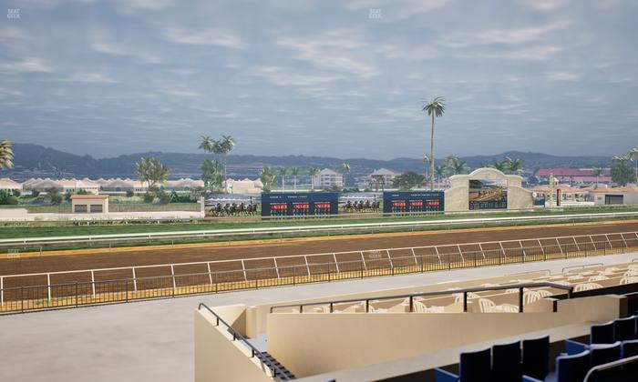 Del Mar Thoroughbred Club - Section Stretch Run Box 47 C Lvl 2 Seat View