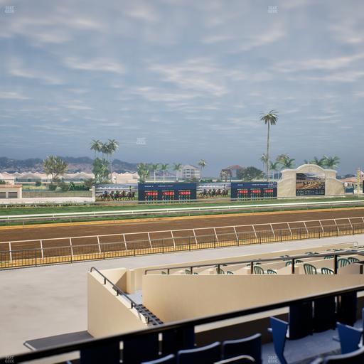 Del Mar Thoroughbred Club - Section Stretch Run Box 47 C Lvl 2 Seat View