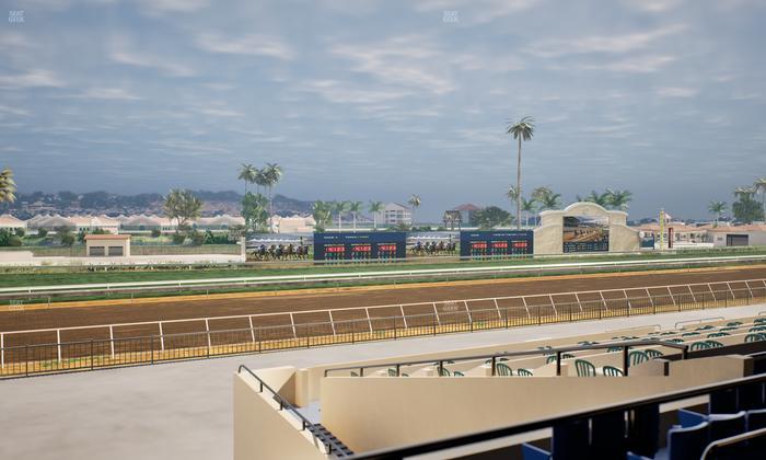 Del Mar Thoroughbred Club - Section Stretch Run Box 47 C Lvl 2 Seat View
