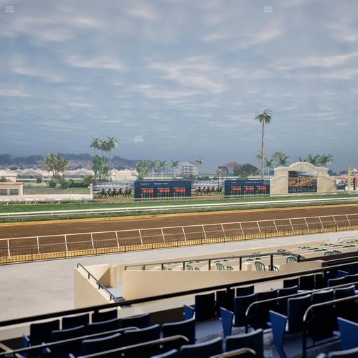 Del Mar Thoroughbred Club - Section Stretch Run Box 47 D Lvl 2 Seat View