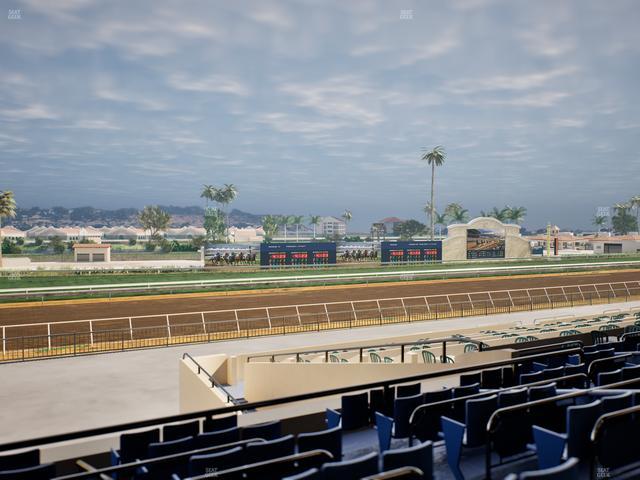 Del Mar Thoroughbred Club - Section Stretch Run Box 47 D Lvl 2 Seat View