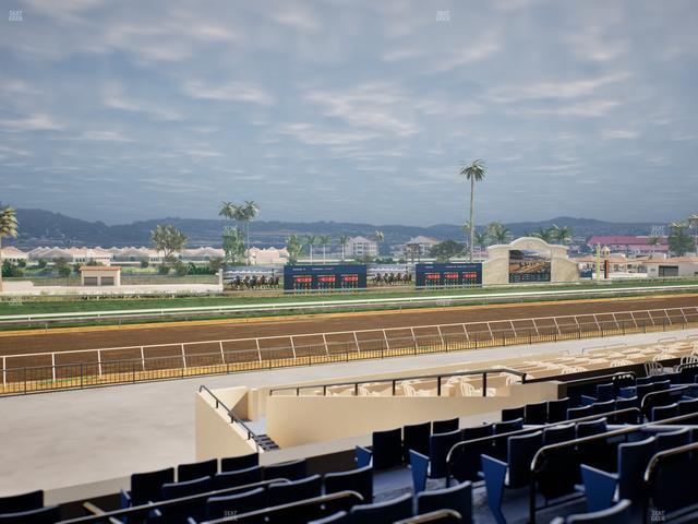 Del Mar Thoroughbred Club - Section Stretch Run Box 47 D Lvl 2 Seat View