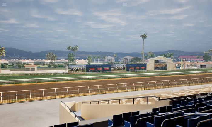 Del Mar Thoroughbred Club - Section Stretch Run Box 47 D Lvl 2 Seat View