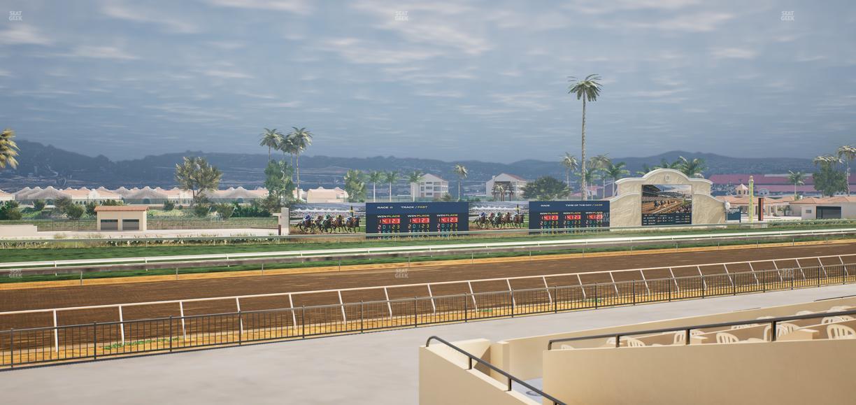 Del Mar Thoroughbred Club - Section Stretch Run Box 48 A Lvl 2 Seat View