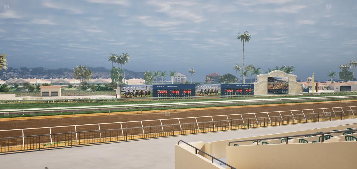 Del Mar Thoroughbred Club - Section Stretch Run Box 48 A Lvl 2 Seat View