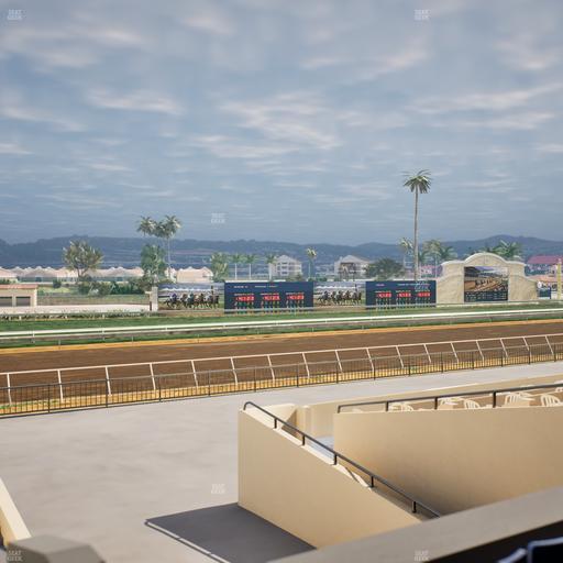 Del Mar Thoroughbred Club - Section Stretch Run Box 48 B Lvl 2 Seat View